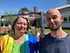 Billedet viser de to nye skoledere på Eskilstrup Skole, skoleder Karina Pedersen og viceskoleleder Phillip Kristiansen