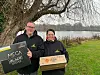 Mick og  Jeanett Ravneberg står for Krudtteltet Sakskøbing igen i år, hvor sidste års minus efter det store tyveri skal indhentes. Foto: Kim Møller Pedersen