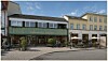 Udvalgsformand Bob Richard Nielsen havde planlagt at præsentere og uddybe denne illustration af den tidligere bankbygning ved Torvet på det aflyste borgermøde. Illustration: Guldborgsund Kommune