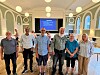 Fra venstre er det Henning Rasmussen, Flemming Jørgensen, Jens Erik Jensen, Freddy Christensen, Randi Christensen og Karina Nordstrøm - alle fra bestyrelsen eller en af arbejdsgrupperne. Foto: Kim Møller Pedersen