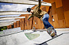 Kulturfabrikken er klar med et nyt udendørs skaterområde, der allerede er meget populært. Foto: Ingrid Riis Hovgaard