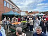 På årets frugtfestival i Sakskøbing var der stort fokus på bælgfrugter og et rekordstort antal stande. Foto: Kim Møller Pedersen